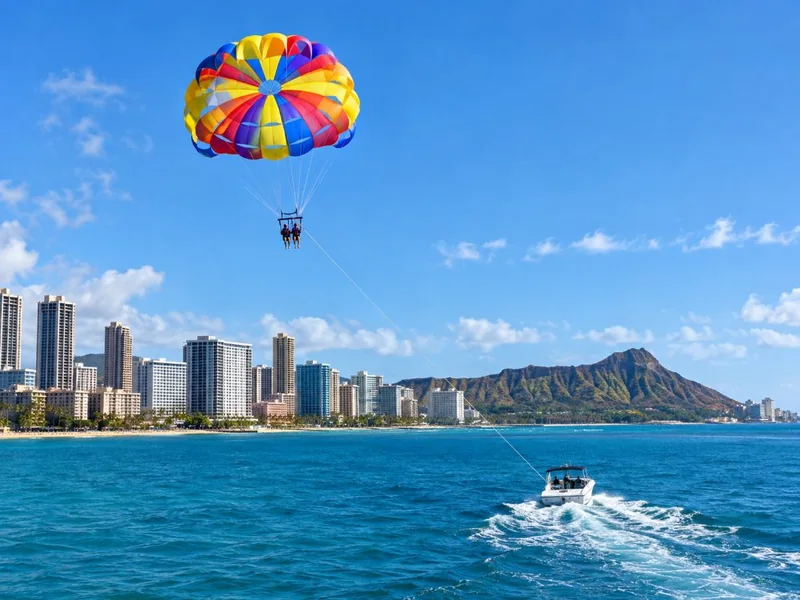 Oahu: parapendio a Waikiki
